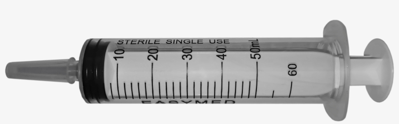 Med Irrigation Syringe Consists Of The Barrel, Plunger, - Screw Extractor, transparent png #3274479