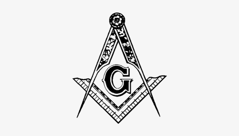 Square And Compass Freemason, transparent png #3274579
