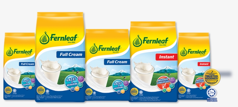 Fernleaf Full Cream & Instant Milk Powder - Milk, transparent png #3275040