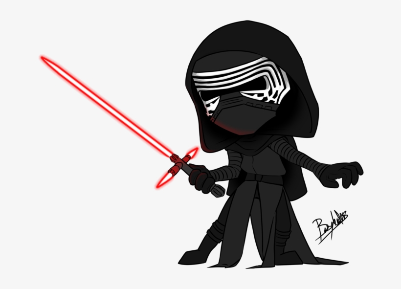 28 Collection Of Kylo Ren Drawing Cute - Kylo Ren, transparent png #3275136
