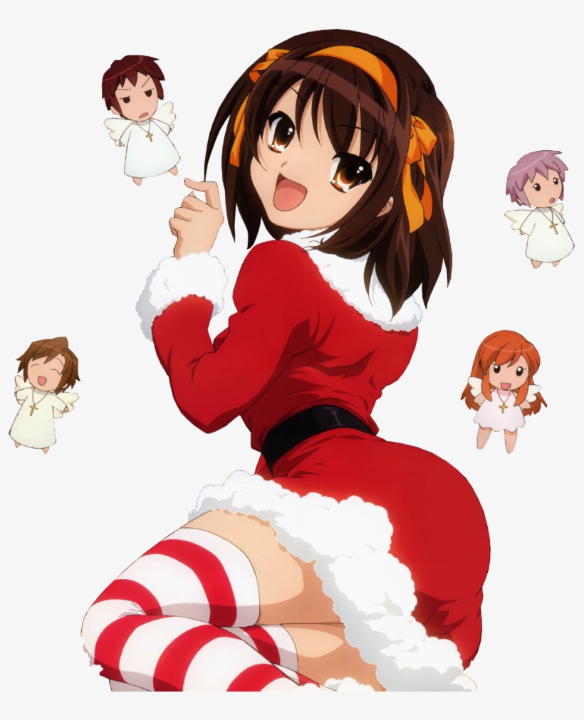 Suzumiya Haruhi Photo Suzumiyaharuhi-2 - Melancholy Of Haruhi Suzumiya Christmas, transparent png #3275231