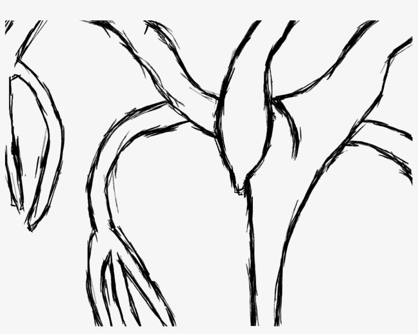 I Sketched Up The Shadow Monster Again, This Time With - Shadow Monster Drawing Stranger Things - Free Transparent PNG Download - PNGkey
