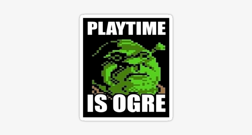 Reggiethegame 09 Aug 2013 - Shrek Playtime Is Ogre, transparent png #3275534