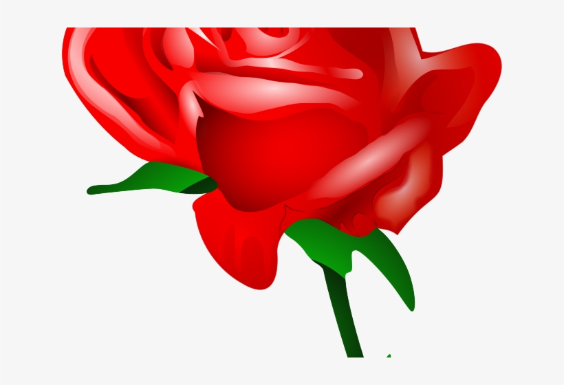Gothic Clipart Red Rose - Cartoon Red Rose, transparent png #3275567