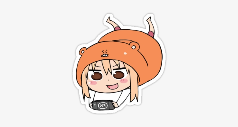 Umaru-chan Psp By Gentlemenwalrus - Himouto Umaru Chan Sticker, transparent png #3275857