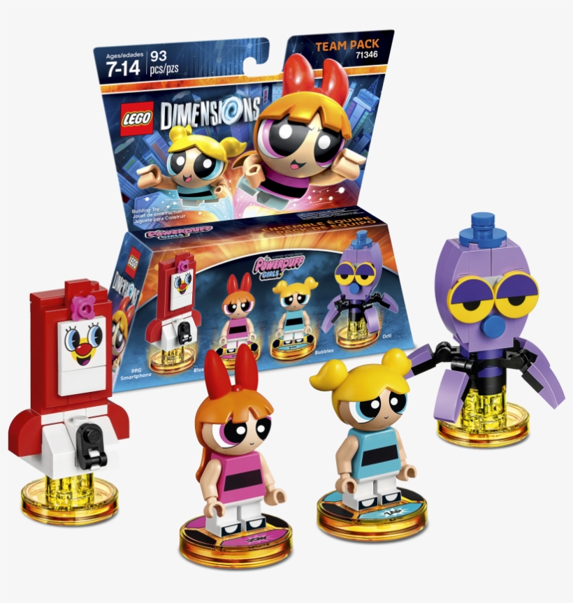 Lego Dimensions The Powerpuff Girls Team Pack - Lego Dimensions Powerpuff Girls, transparent png #3276048