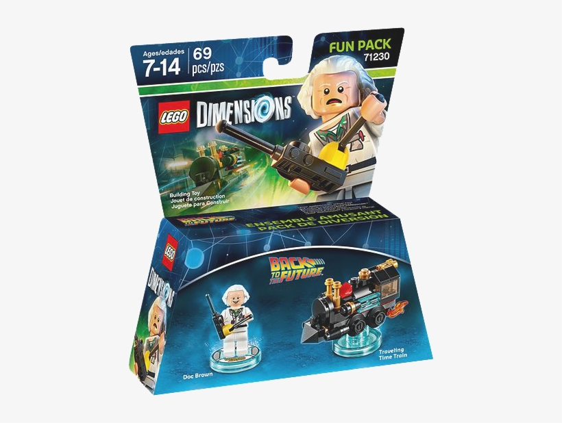 Lego Dimen Fun Doc Brown, , Large - Lego Dimensions Chima, transparent png #3276165