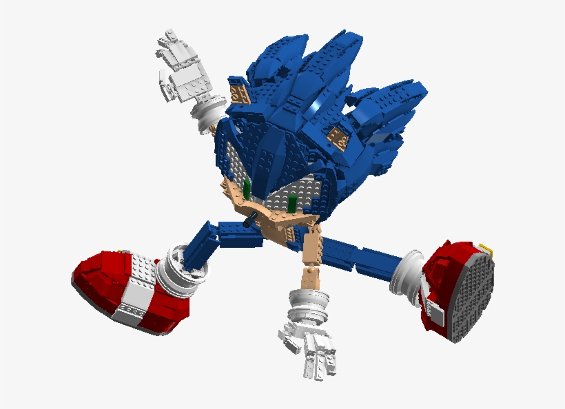 Lego Sonic Render by JaysonJeanChannel  Sonic, Minecraft birthday  decorations, Lego