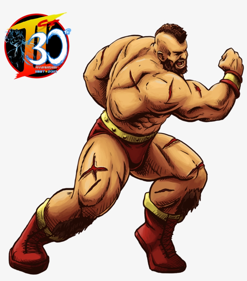 Zangief Street Fighter Dibujo, transparent png #3276376