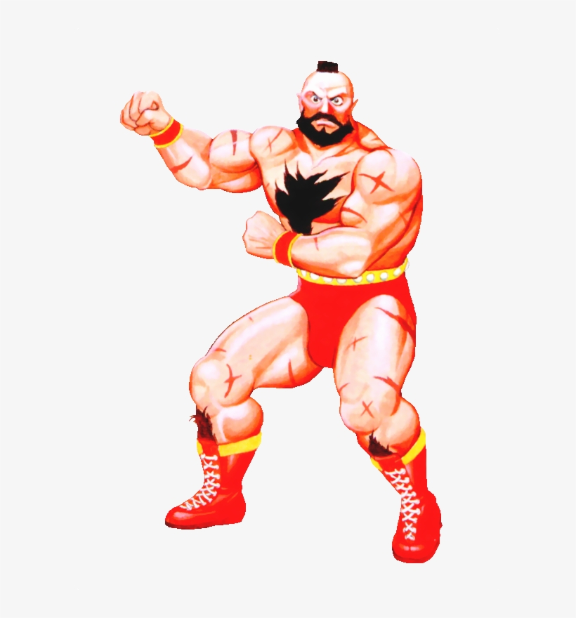 Zangief As He Appears In Street Fighter Ii - Street Fighter Ii Zangief, transparent png #3276402