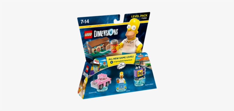 Lego Dimensions The Simpsons Level Pack - Lego Dimensions 71202, transparent png #3276422