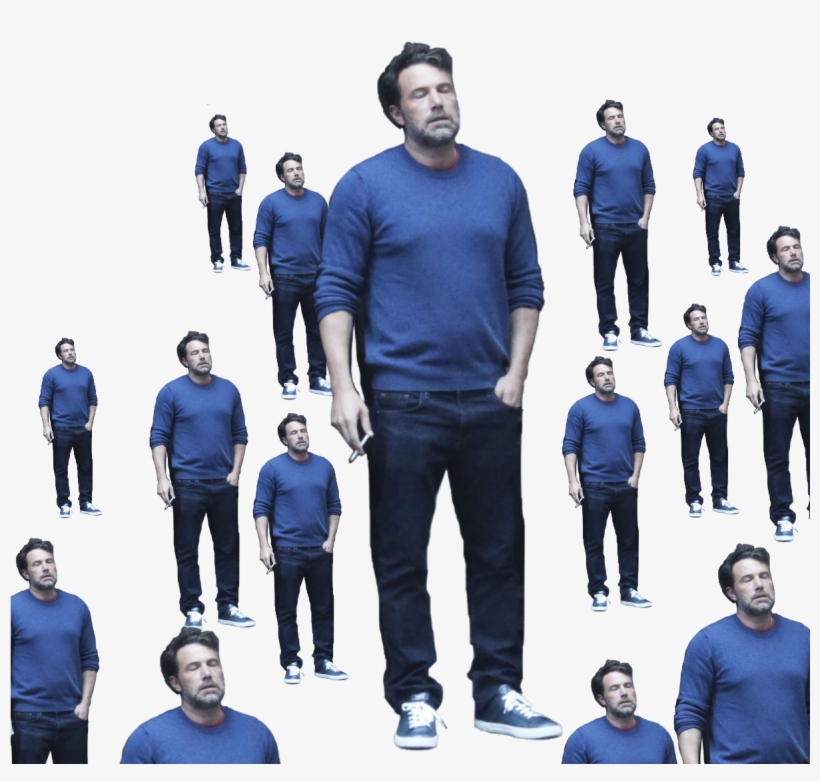 Ben Affleck Looking Sad Because 2016 Is A Trash Fire - Gentleman, transparent png #3276538