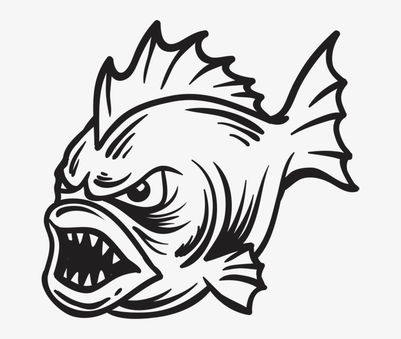 Piranha Png Hd - Love More Than Fishing Shirt, My Favorite T Shirt (polyester, transparent png #3277027