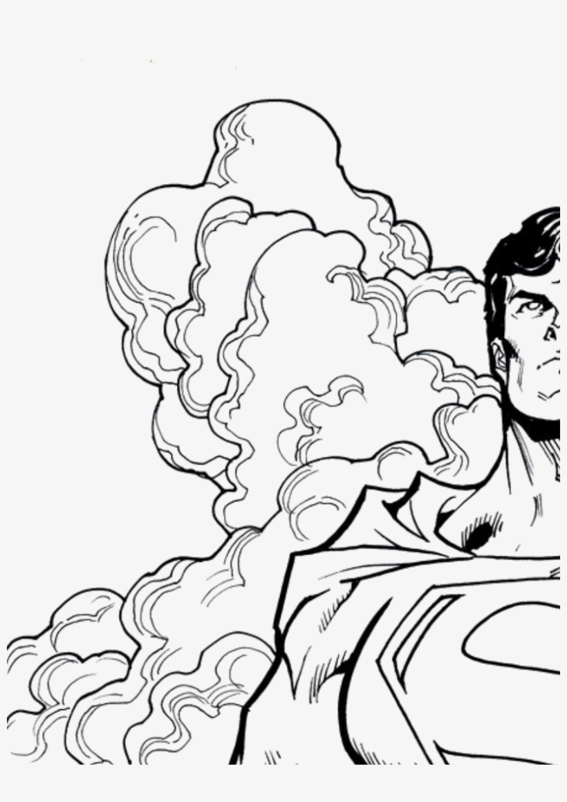 Cool Superman Coloring Pages, transparent png #3277080