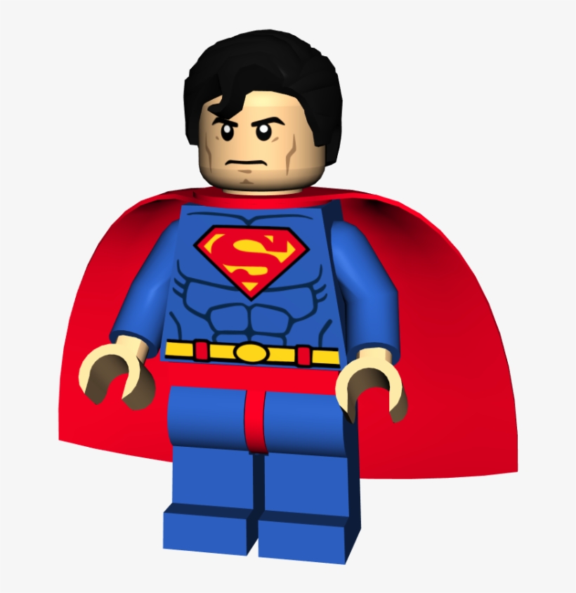 Lego Dc Comics Superman Torch, transparent png #3277232