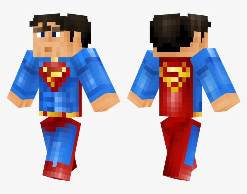 Superman - Minecraft Skins De Herois, transparent png #3277371
