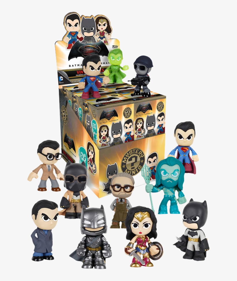 Batman Vs Superman - Funko Dc Batman V Superman Mystery Minis Mystery Box, transparent png #3277397