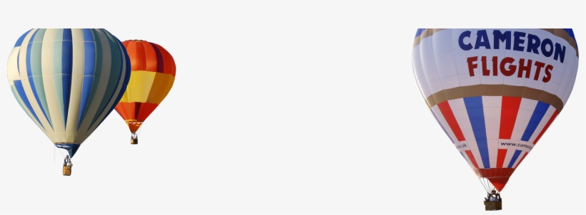 Three Hot Air Balloons - Hot Air Balloon, transparent png #3277586