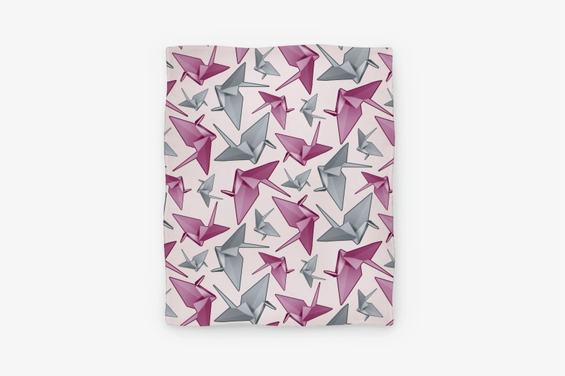 Origami Paper Crane Blanket - Origami Paper Crane Tote Bag: Funny Tote Bag From Lookhuman., transparent png #3277847