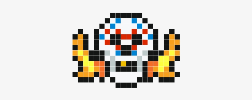 Flaming Skull - Blue, transparent png #3278470