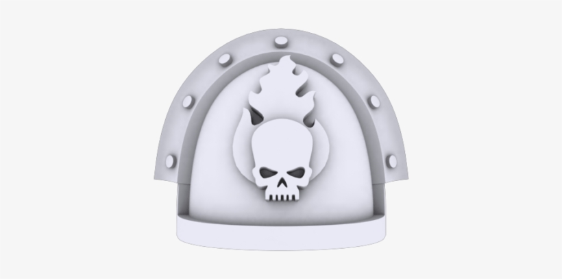 Flaming Skull Veteran Shoulderpads - Veteran, transparent png #3278566