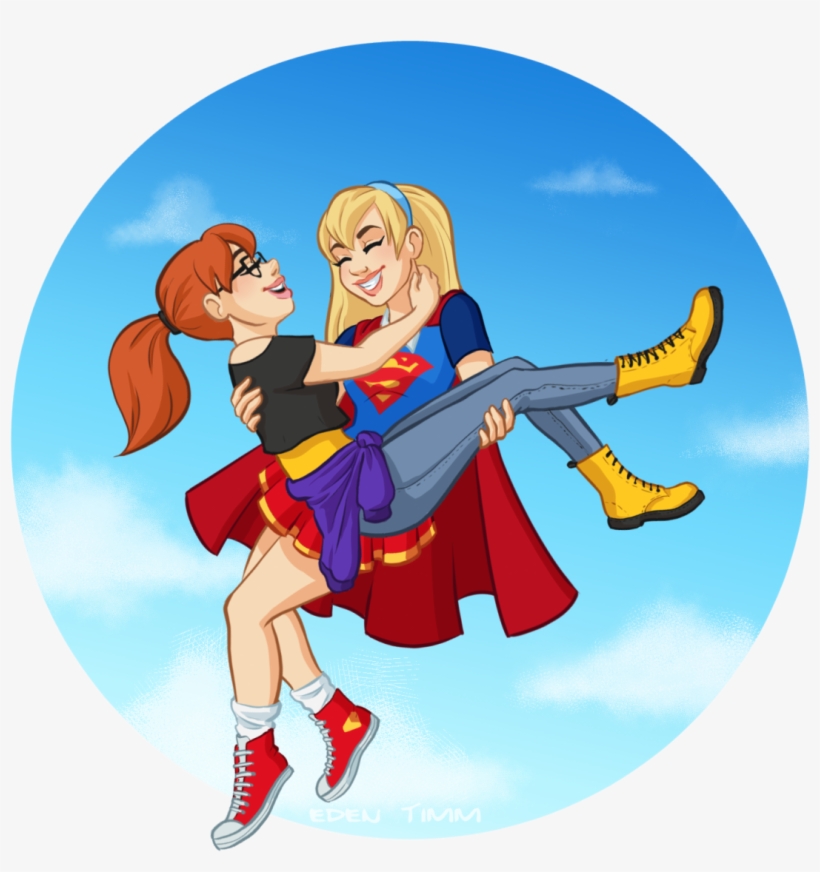Supergirl Clipart Dc Superhero - Dc Super Hero Girls Batgirl And Supergirl, transparent png #3278680