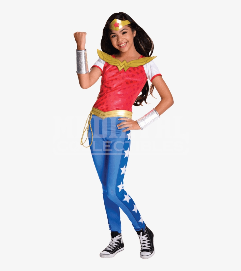 Deluxe Dc Superhero Girls Wonder Woman Costume - Dc Superhero Girls Wonder Woman Costume, transparent png #3278727