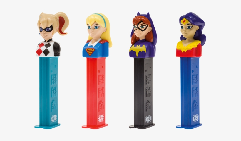 Pez Dispenser Set Super Hero Girls - Pez, transparent png #3278904