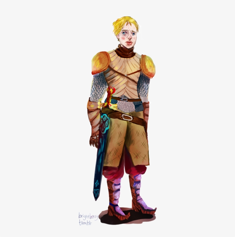 A Drawing Of Brienne “the Beauty” Of Tarth, Because - Action Figure, transparent png #3278972