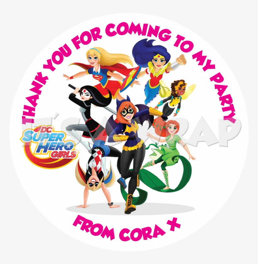 Dc Superhero Girls Sweet Cone Stickers - Dc Super Hero Girls: Final Crisis - Book, transparent png #3278994