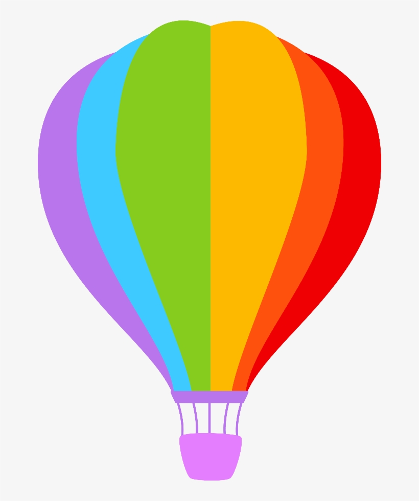 Meios De Transporte - Air Balloon Paper Png, transparent png #3279124