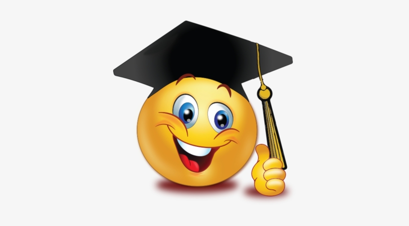 Graduation Thumb Up - Graduation Emoji, transparent png #3279217