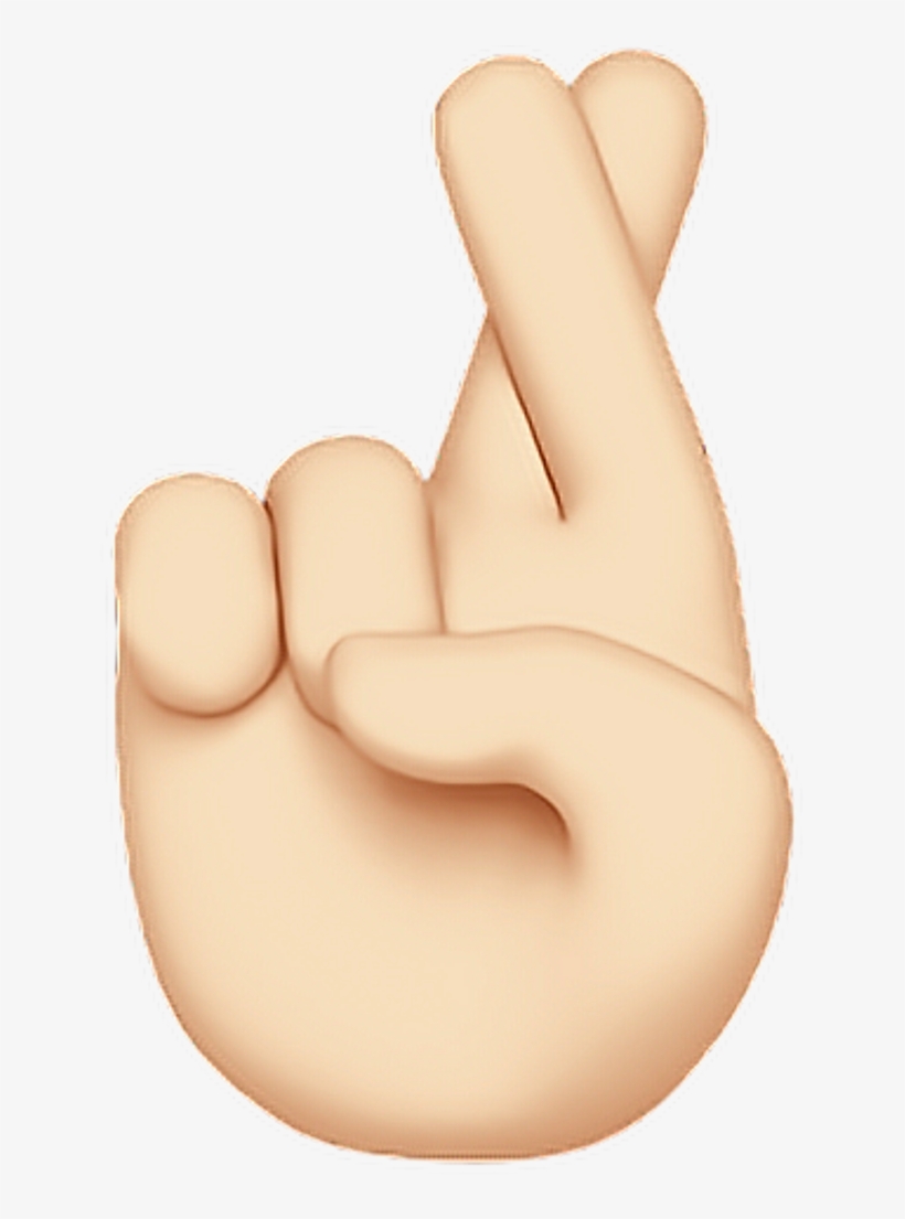 Emoji Iphone Doigt Croisé, transparent png #3279272