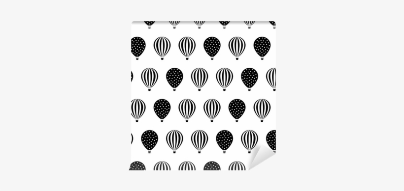 Hot Air Balloon Png Transparent Background Black And - Hot Air Balloon, transparent png #3279275