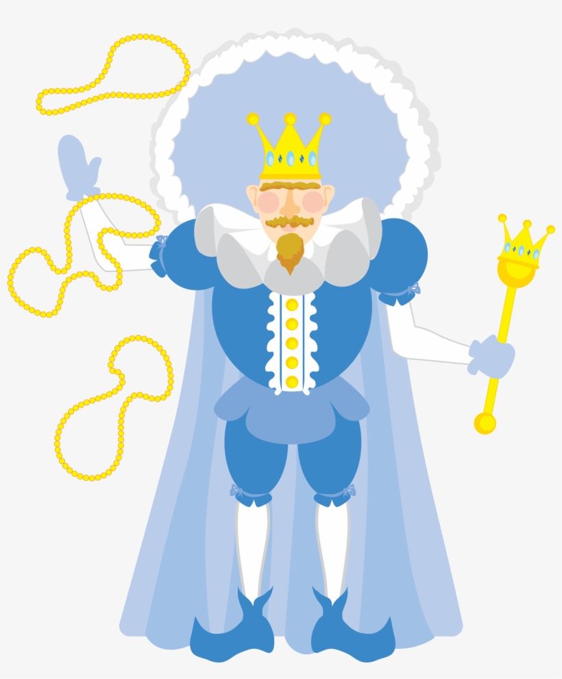 Mardi Gras Blue King Clip Art - Mardi Gras King Clip Art, transparent png #3279344