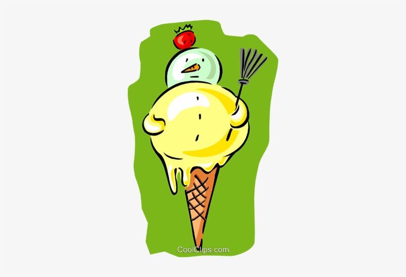 Ice Cream Cone Royalty Free Vector Clip Art Illustration - Illustration, transparent png #3279375
