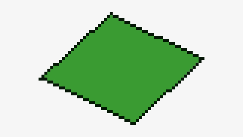 Green Diamond - Triangle, transparent png #3279490