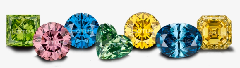 Colored Diamond - Different Color Diamonds Png, transparent png #3279533
