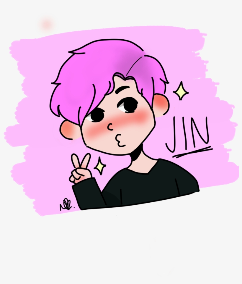 Kim Seokjin - Cartoon, transparent png #3279671