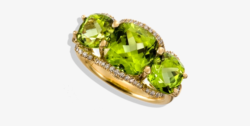 Jane Taylor 3srf708 Peridot Diamond Yellow Gold, transparent png #3279722
