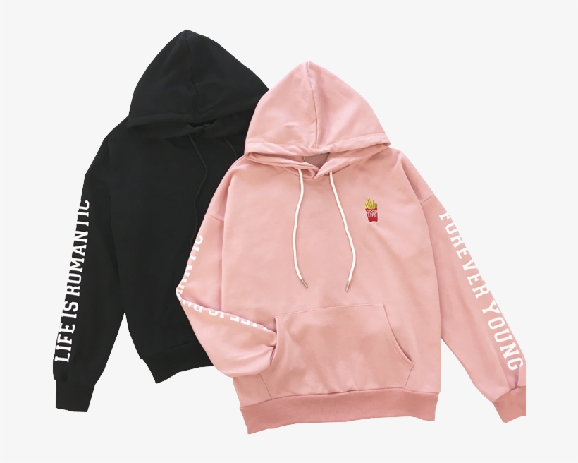 Forever Young Hoodie • Kokoro - Forever Young Hoodie Pink, transparent png #3279772