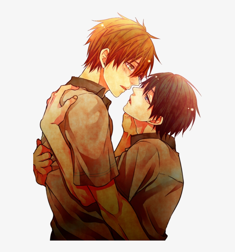 #free #yaoi #makoto #haruka - Haruka X Makoto Kiss, transparent png #3279775