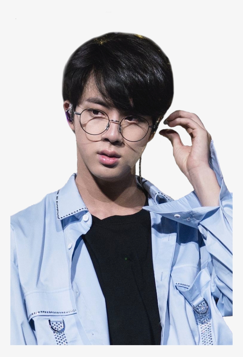 Bts, Jin, And Seokjin Image - Kim Seokjin Wearing Glasses, transparent png #3279826