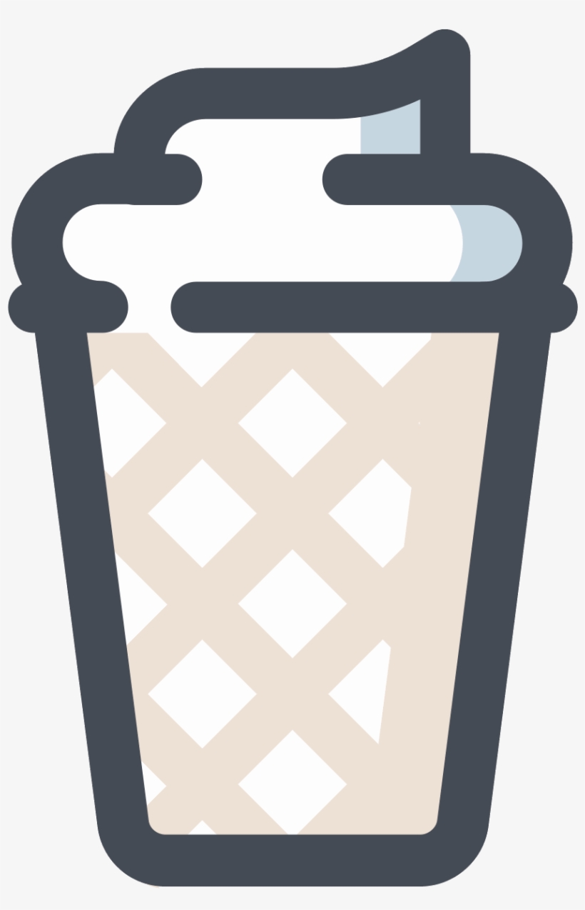 Ice Cream In Waffle Icon - Icon, transparent png #3279878