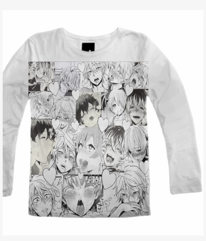 Yaoi Aheago $68 - Long-sleeved T-shirt, transparent png #3279980