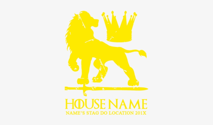 House Lannister - Game Of Thrones T Shirt Lannister, transparent png #3280076