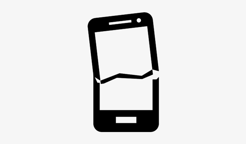 Broken Smartphone Vector - Sorry Phone Is Broken, transparent png #3280576