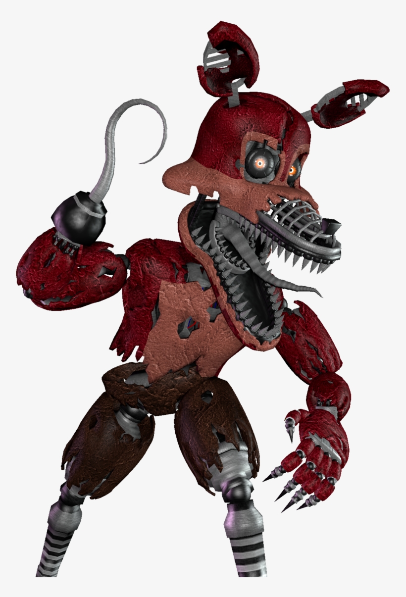 Nightmare Foxy Fnaf 4, transparent png #3281154