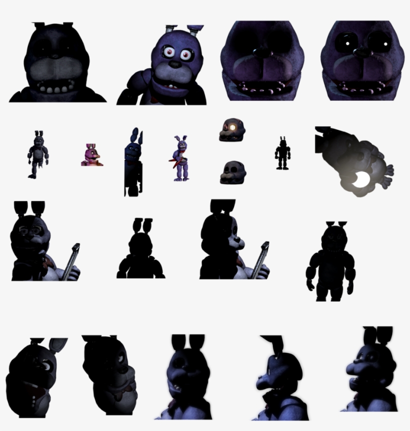 Animatronic Resources On Fnaf - Fnaf Bonnie Resource Pack, transparent png #3281248