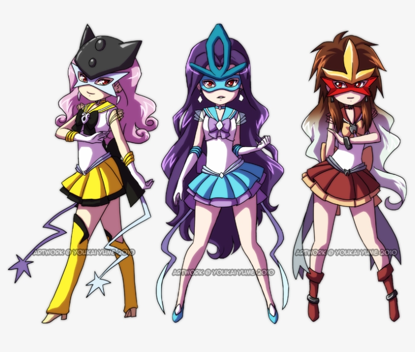 Legendary Beast Senshi - Pokemon As Sailor Scouts, transparent png #3281267
